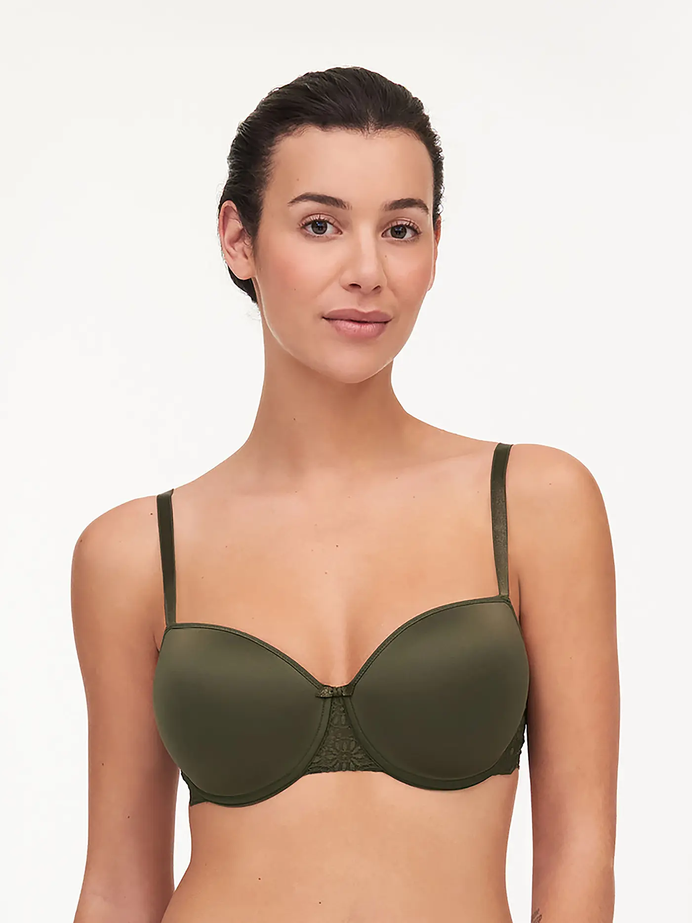 PASSIONATA | T-Shirt BH (Memory Schale) "Georgia" black | olive